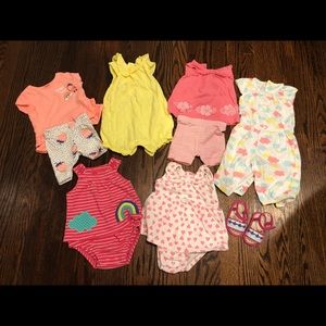 3 Months Warm Weather Baby Girl Bundle